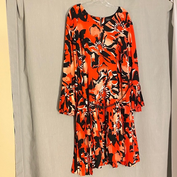 THE LIMITED Madison Ave Floral Pleated Dress 18W - Picture 5 of 13